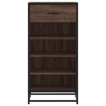 Shoe Rack Brown Oak 48x38x97.5 cm - Durable & Stylish Storage