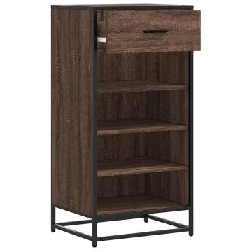 Shoe Rack Brown Oak 48x38x97.5 cm - Durable & Stylish Storage