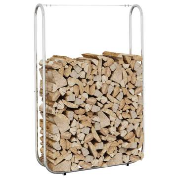 Durable Firewood Rack with Steel Wire - 100x25x150 cm