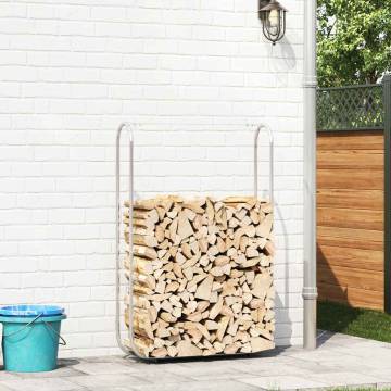 Durable Firewood Rack with Steel Wire - 100x25x150 cm