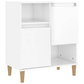 High Gloss White Sideboards 2 pcs | Stylish Storage Solution