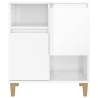 High Gloss White Sideboards 2 pcs | Stylish Storage Solution