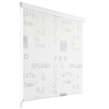 Shower Roller Blind 100x240 cm Splash | Hipomarket