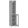 Highboard Grey Sonoma 34.5x34x180 cm - Stylish Storage Solution