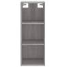 Highboard Grey Sonoma 34.5x34x180 cm - Stylish Storage Solution