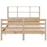 Bookcase Bed 120x190 cm - Solid Pine Wood | HipoMarket