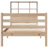 Bookcase Bed without Mattress 100x200 cm Solid Wood Pine