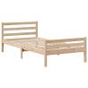 Bookcase Bed without Mattress 100x200 cm Solid Wood Pine