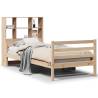 Bookcase Bed 90x200 cm - Solid Pinewood Frame | HipoMarket