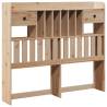 Bookcase Bed 120x190 cm | Solid Pine Wood | No Mattress