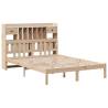 Bookcase Bed 140x200 cm Solid Pine - Stylish & Practical