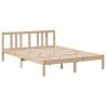 Bookcase Bed 140x200 cm Solid Pine - Stylish & Practical