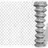 Chain Link Fence Galvanised Steel 25x1.25 m Silver Colour silver Quantity in Package 1 Length 25 m Height 1.25 m 