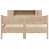 Solid Wood Pine Bed Frame 140x190 cm - Modern Design