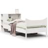 White Bed Frame without Mattress - Small Single 75x190 cm