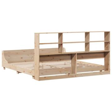 Solid Wood Pine Bed Frame 180x200 cm - Super King Size