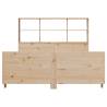 Solid Wood Pine Bed Frame 140x200 cm - Space-Saving Design