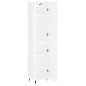 Stylish Highboard High Gloss White | Hipomarket UK