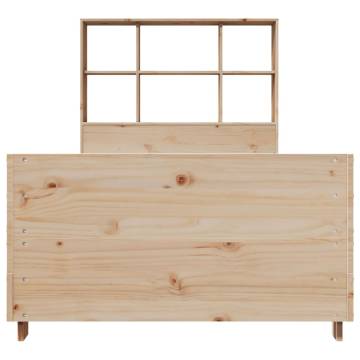 Solid Wood Pine Bed Frame 75x190 cm - Small Single