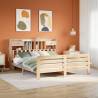 Bookcase Bed 180x200 cm Super King - Solid Wood Pine