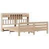 Bookcase Bed 180x200 cm Super King - Solid Wood Pine