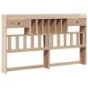 Bookcase Bed 180x200 cm Super King - Solid Wood Pine