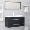 2 Piece Grey Bathroom Furniture Set - Stylish & Durable