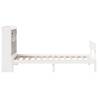 Bookcase Bed without Mattress - White 75x190 cm | HipoMarket