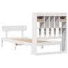 Bookcase Bed without Mattress - White 75x190 cm | HipoMarket