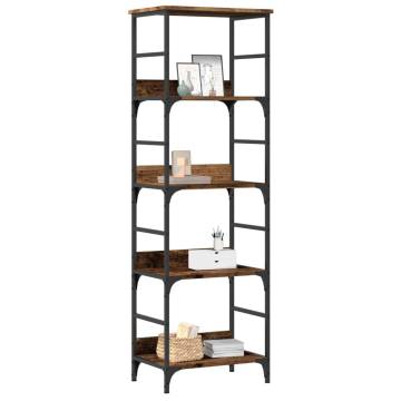 Book Cabinet Old Wood 50x33x153 cm - Stylish & Practical Storage