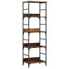 Book Cabinet Old Wood 50x33x153 cm - Stylish & Practical Storage