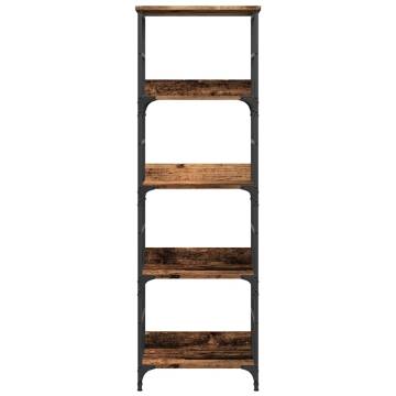 Book Cabinet Old Wood 50x33x153 cm - Stylish & Practical Storage