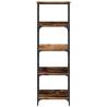 Book Cabinet Old Wood 50x33x153 cm - Stylish & Practical Storage