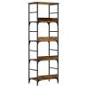 Book Cabinet Old Wood 50x33x153 cm - Stylish & Practical Storage