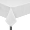 5 White Tablecloths 170x130 cm - Elegant & Durable