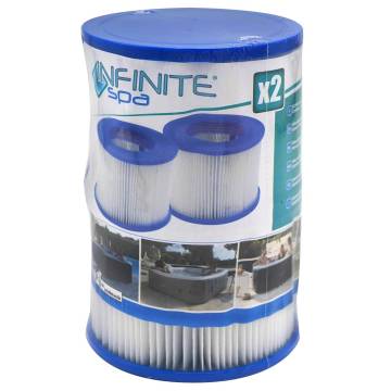 Infinite Spa Filter Cartridge - 2 Pack for Hot Tubs