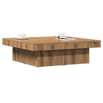 Artisan Oak Coffee Table - Durable & Stylish 90x90 cm