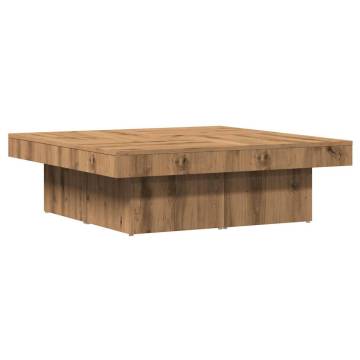 Artisan Oak Coffee Table - Durable & Stylish 90x90 cm