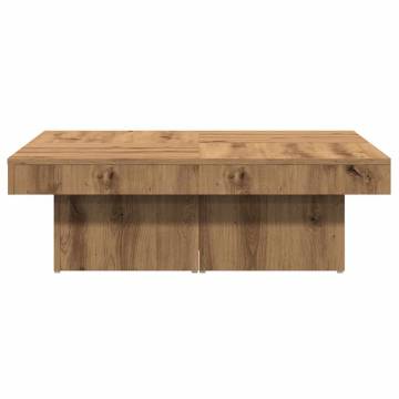 Artisan Oak Coffee Table - Durable & Stylish 90x90 cm