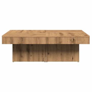 Artisan Oak Coffee Table - Durable & Stylish 90x90 cm