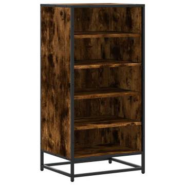 Shoe Rack Smoked Oak 48x38x97.5 cm | Stylish Shoe Storage