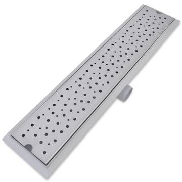 Linear Shower Drain 2 pcs Bubble 630x140 mm Stainless Steel