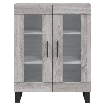 Highboard Grey Sonoma 69.5x34x180 cm - Stylish Storage Solution