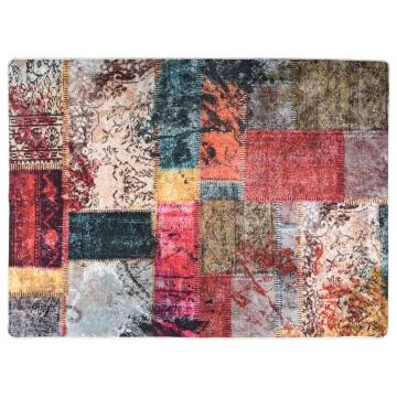 Washable Patchwork Rug 150x230 cm - Multicolour Anti-Slip