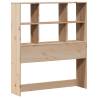 Bookcase Bed 90x200cm - Solid Pinewood Frame | HipoMarket