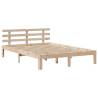 Bookcase Bed without Mattress 140x190cm | Solid Wood Pine