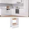 Oven Cabinet High Gloss White 60x46x81.5 cm Engineered Wood Colour high gloss white Quantity in Package 1 Model 1x oven cabinet 60 cm Number of 