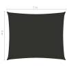 Sunshade Sail Oxford Fabric 6x7 m - Anthracite | HipoMarket