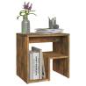 Stylish 2 pcs Bed Cabinets Smoked Oak 40x30x40 cm - Hipomarket