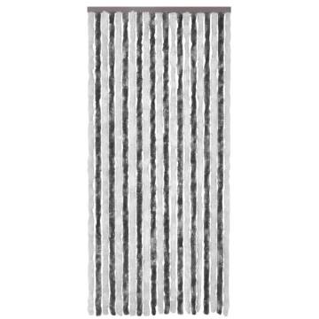 Insect Curtain Grey & White 100x220 cm - Flexible Chenille